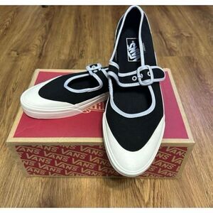 VANS Mary Jane black buckle shoes sneakers women’s 9 new